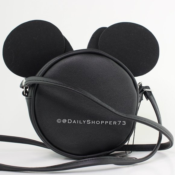 Sparkly Rainbow Minnie Mouse Crossbody Purse Last1 - Picture 2 of 5